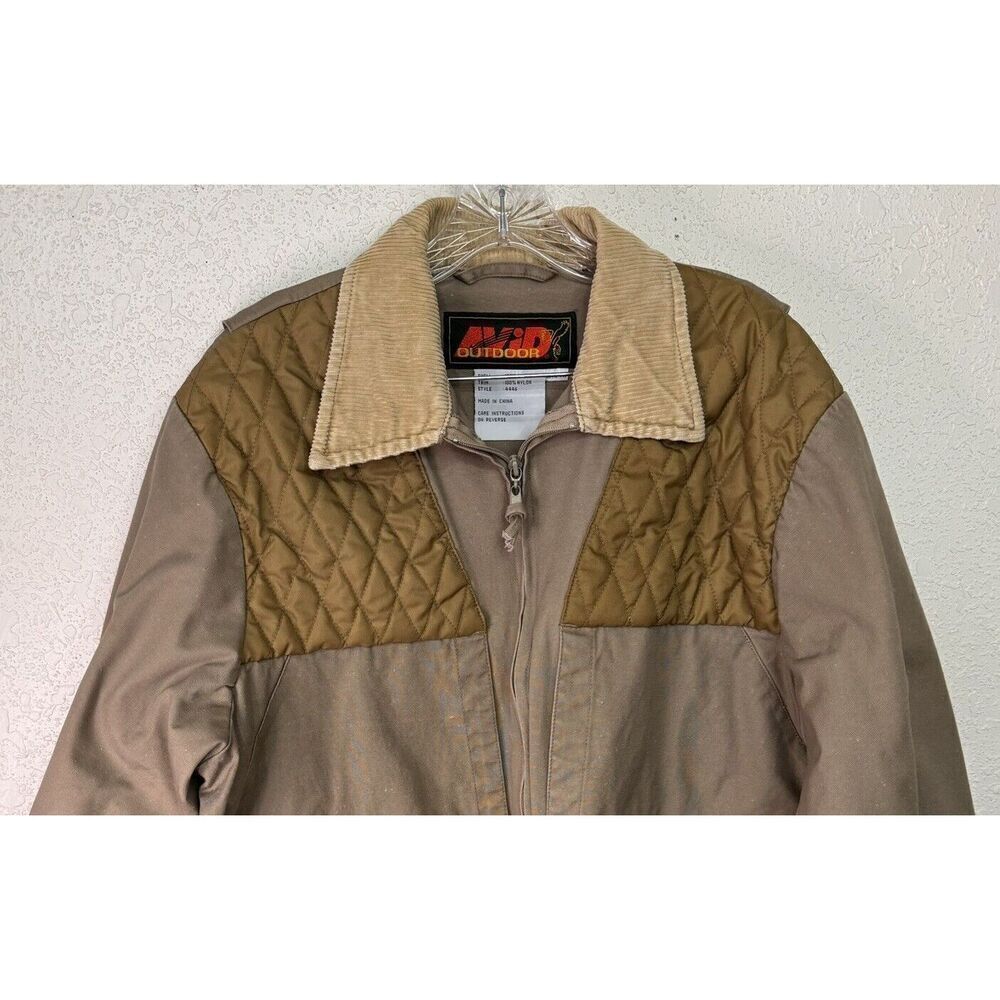 Avid Outdoor Vtg Hunting Shooting Duck Jacket Mens Size L (42-44) Back Pocket - Picture 10 of 10